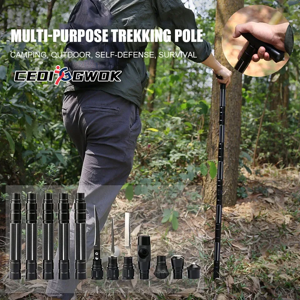 Trekking Pole Carbon - CEOI GWOK High Quality Walking Sticks