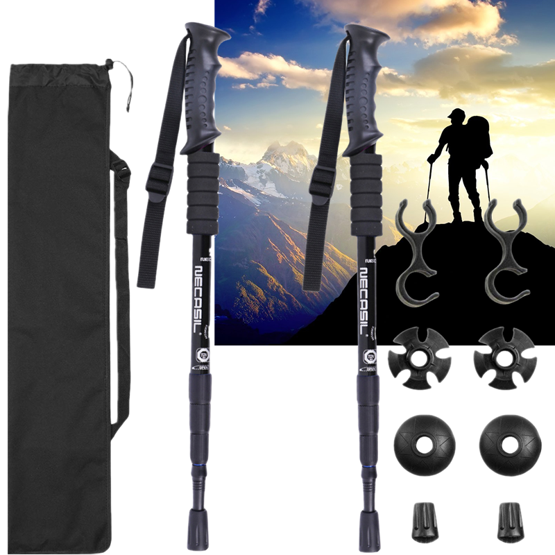 Trekking Pole Carbon - 2pcs/lot Trekking poles hike walking stick