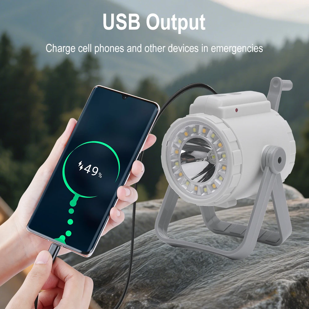 BORUiT Hand Crank LED Camping  - Running Gear Of The Year avaliação e preço