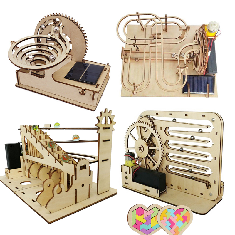 3D Wooden Puzzle DIY Assemble  - Running Gear Of The Year avaliação e preço