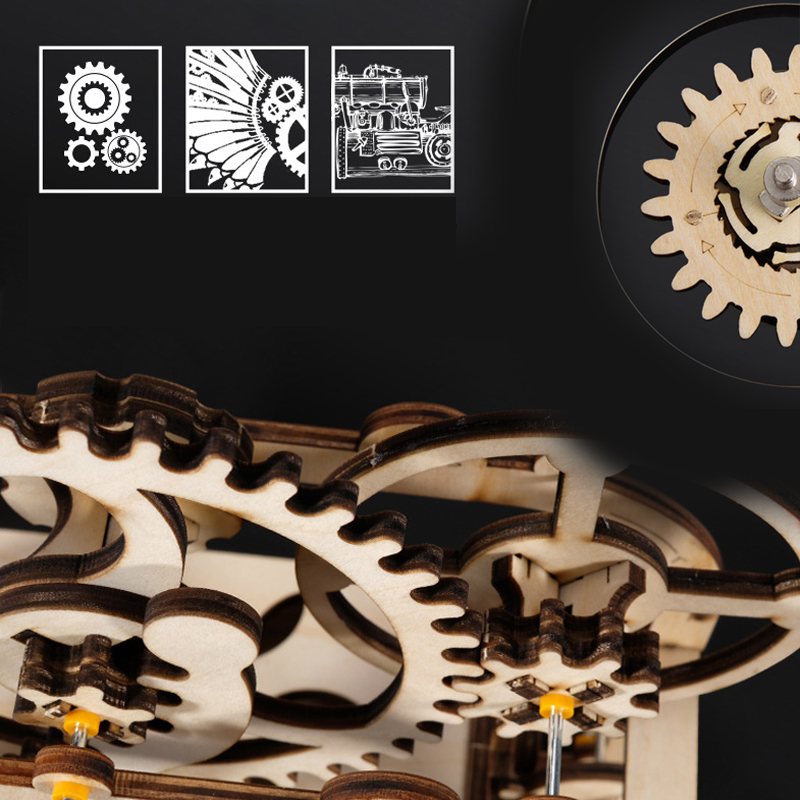 3D Wooden Puzzle DIY Assemble  - Running Gear Of The Year avaliação e preço