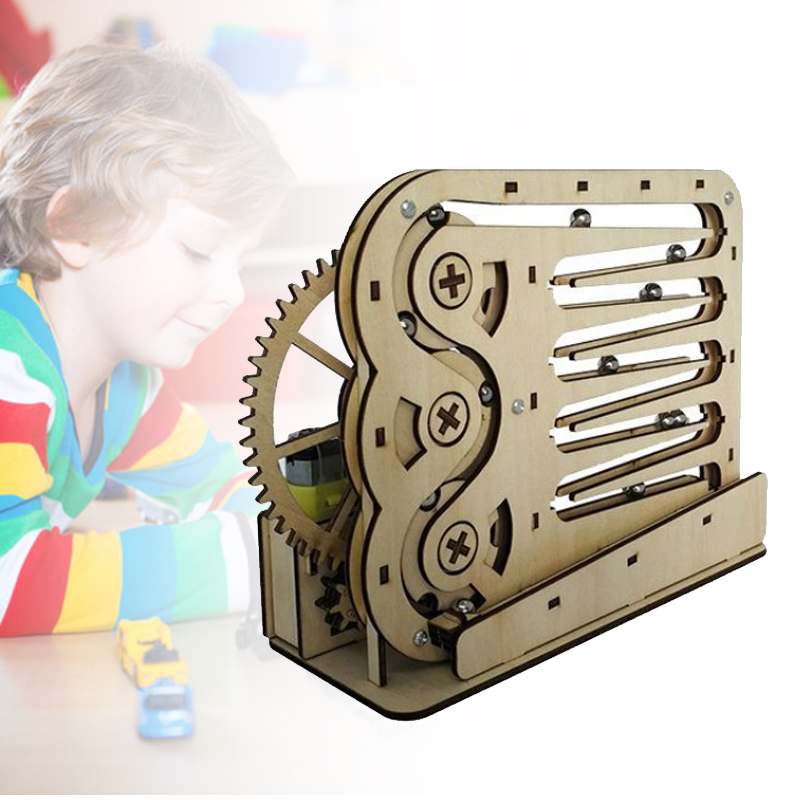 3D Wooden Puzzle DIY Assemble  - Running Gear Of The Year avaliação e preço