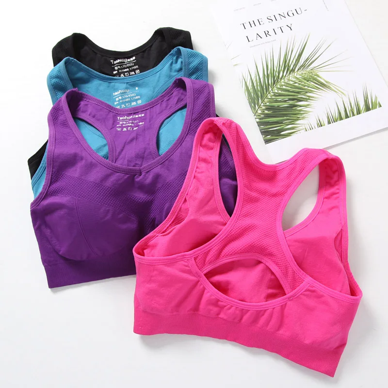 Women Sports Bra Top Push Up F - Running Gear Vest avaliação e preço