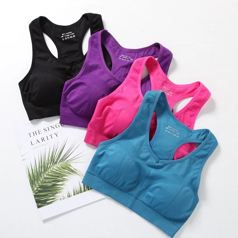 Women Sports Bra Top Push Up F - Running Gear Vest avaliação e preço