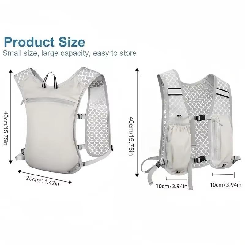 Water Bottle Storage Running V - Running Gear Vest avaliação e preço