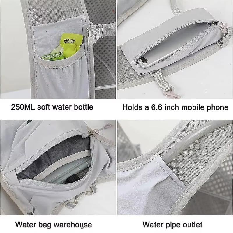 Water Bottle Storage Running V - Running Gear Vest avaliação e preço