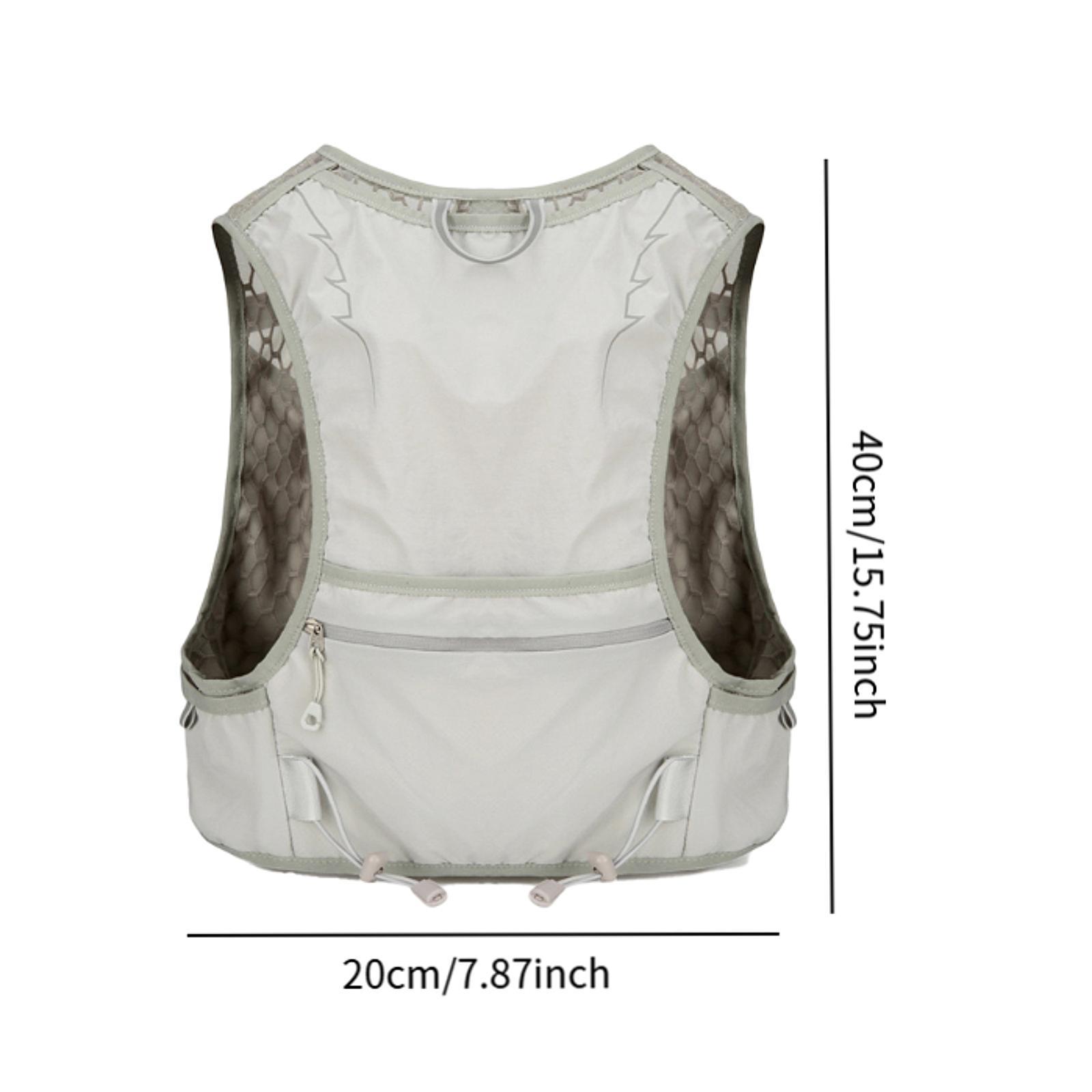 Hydration Vest with Multiple P - Running Gear Vest avaliação e preço