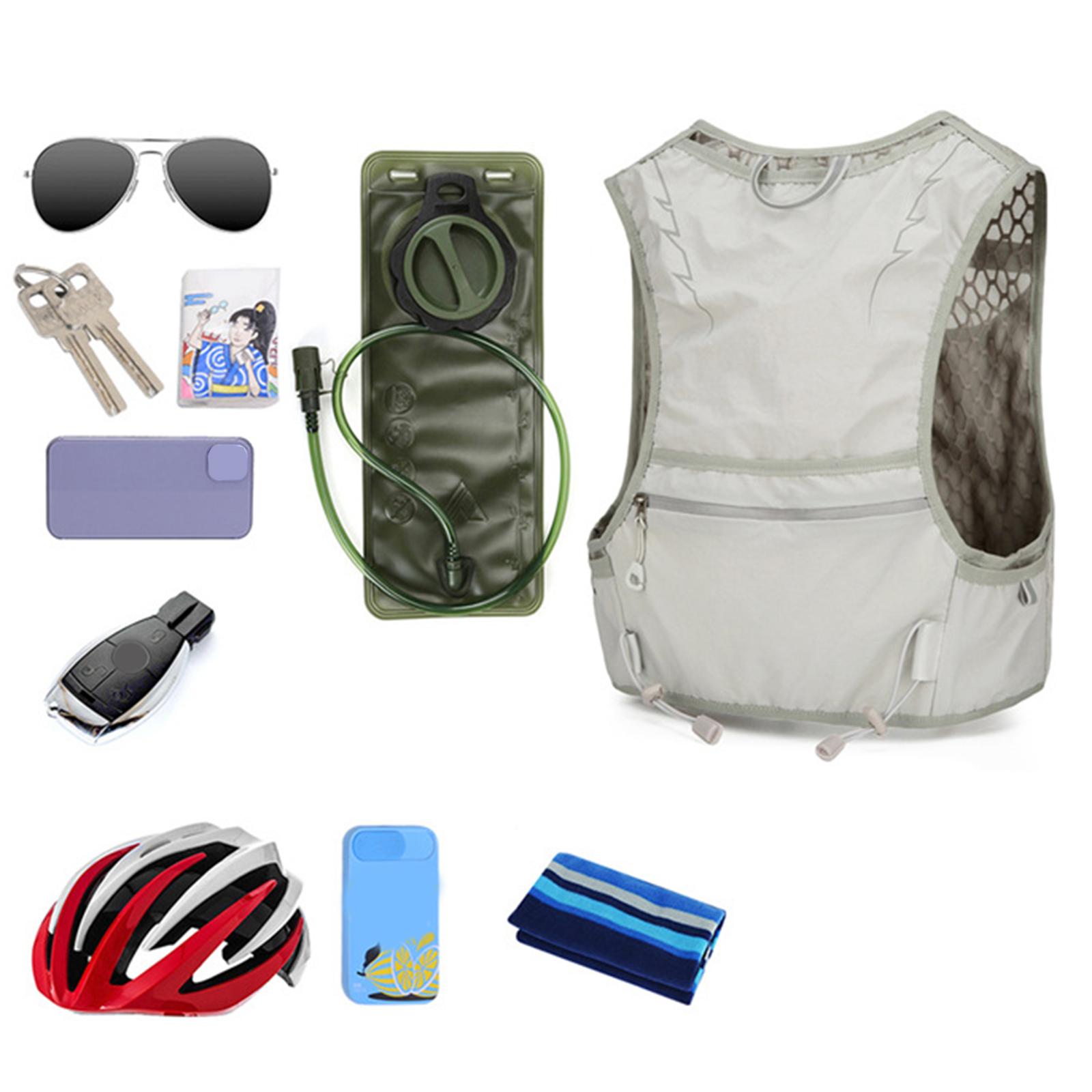 Hydration Vest with Multiple P - Running Gear Vest avaliação e preço