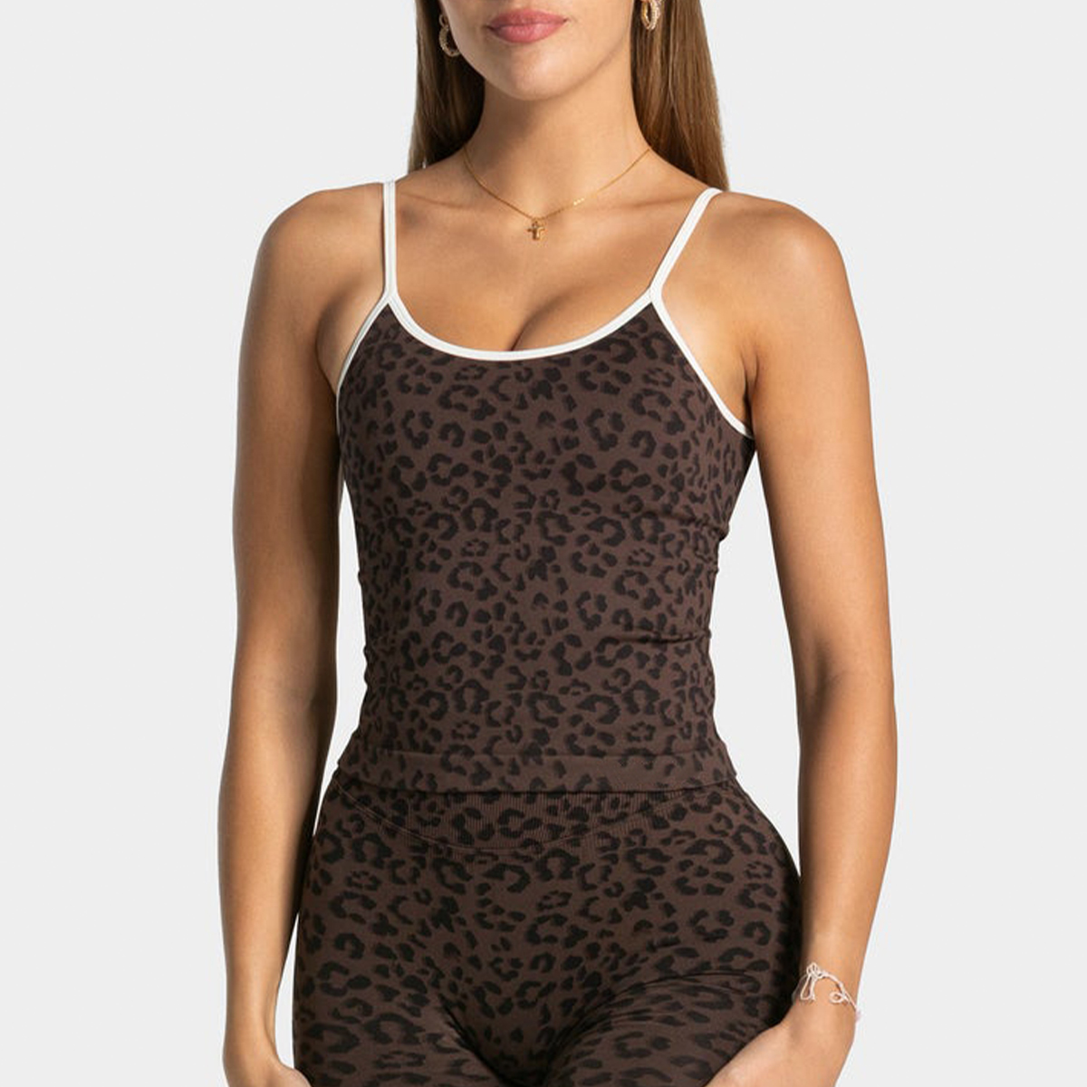 Sexy Leopard Print Yoga Tank T - Running Gear Vest avaliação e preço