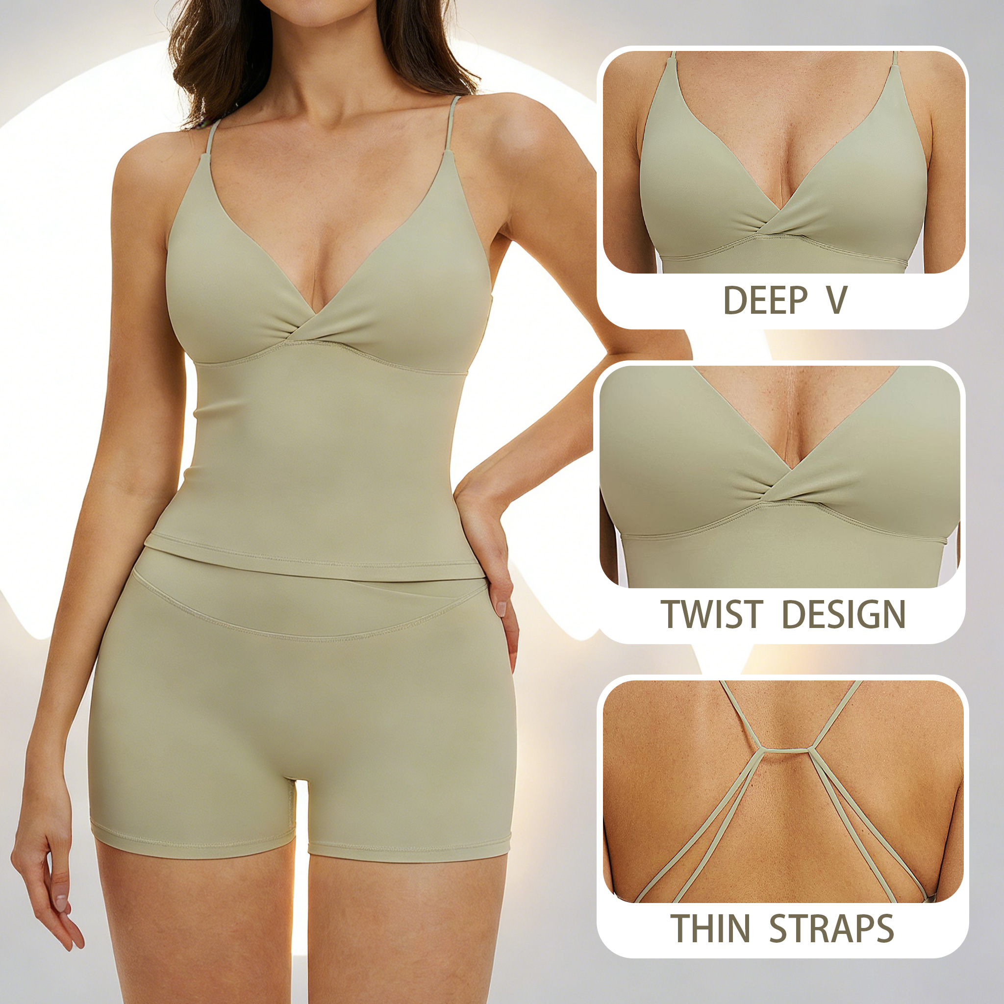 Yoga Tank Top with Pads Backle - Running Gear Vest avaliação e preço