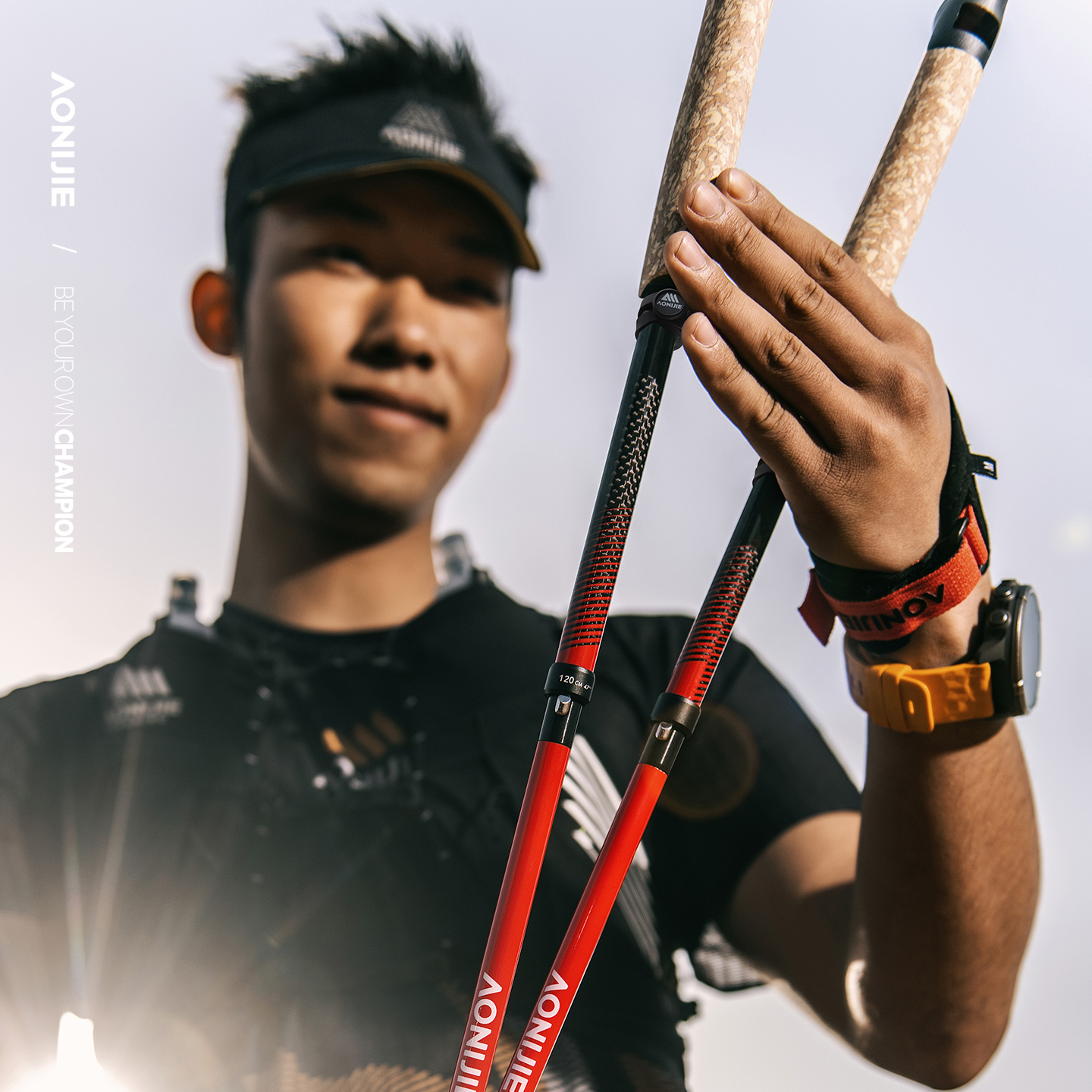 2 Pcs AONIJIE E4212  E4218 Fol - Trekking Pole Carbon avaliação e preço