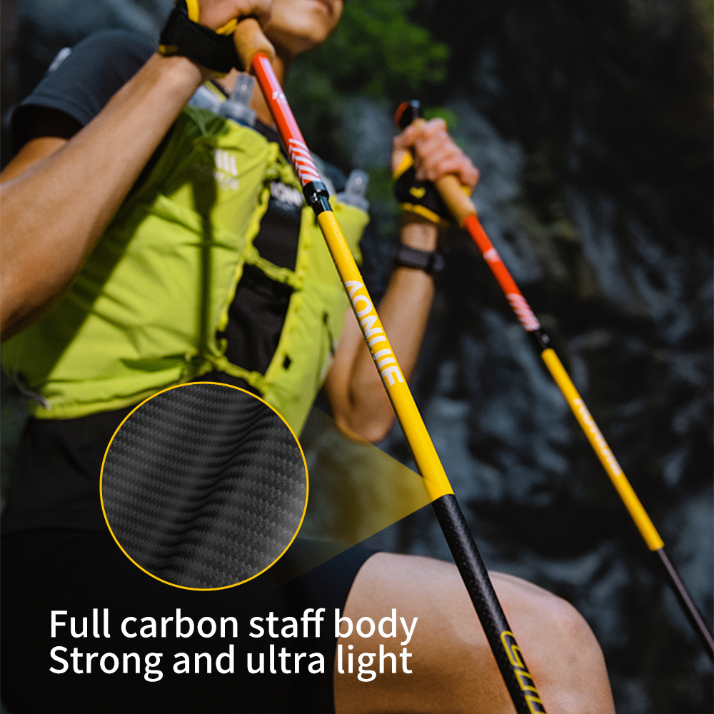 2 Pcs AONIJIE E4212  E4218 Fol - Trekking Pole Carbon avaliação e preço