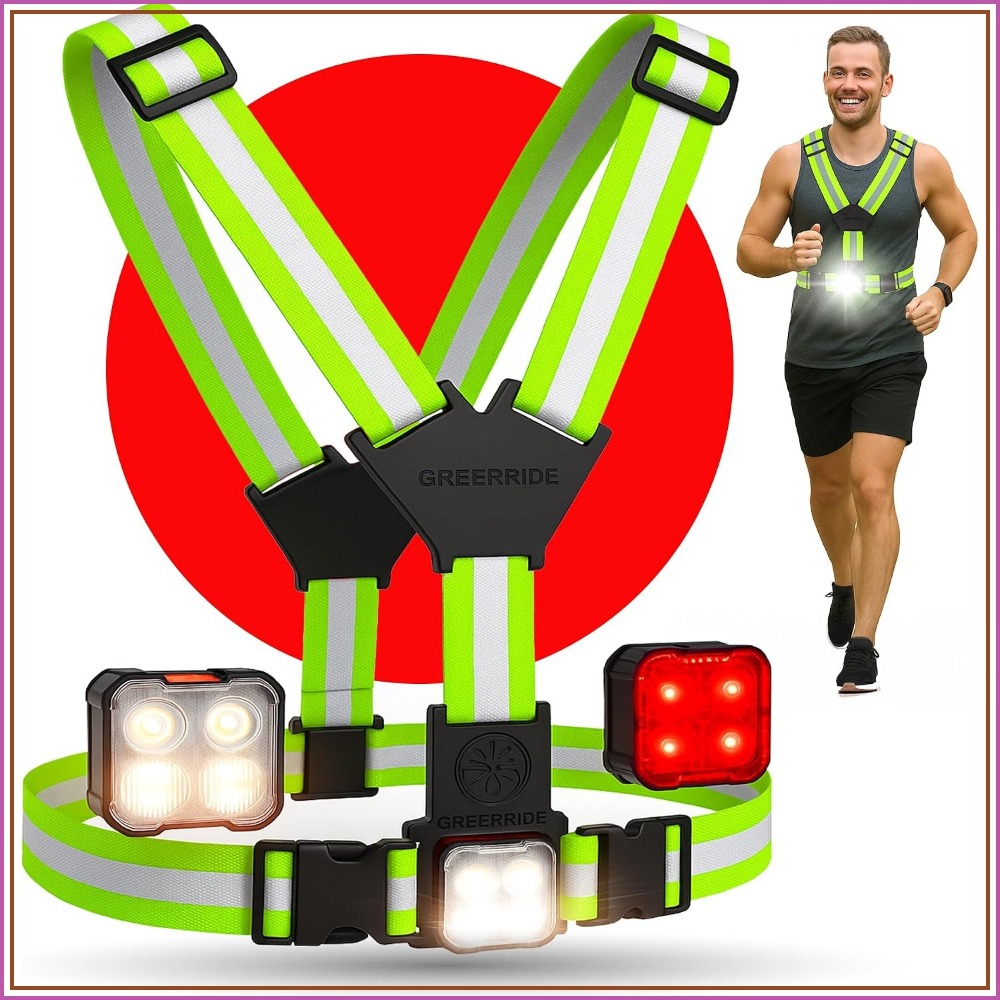 Running Light Vest for Night W - Running Gear Vest avaliação e preço