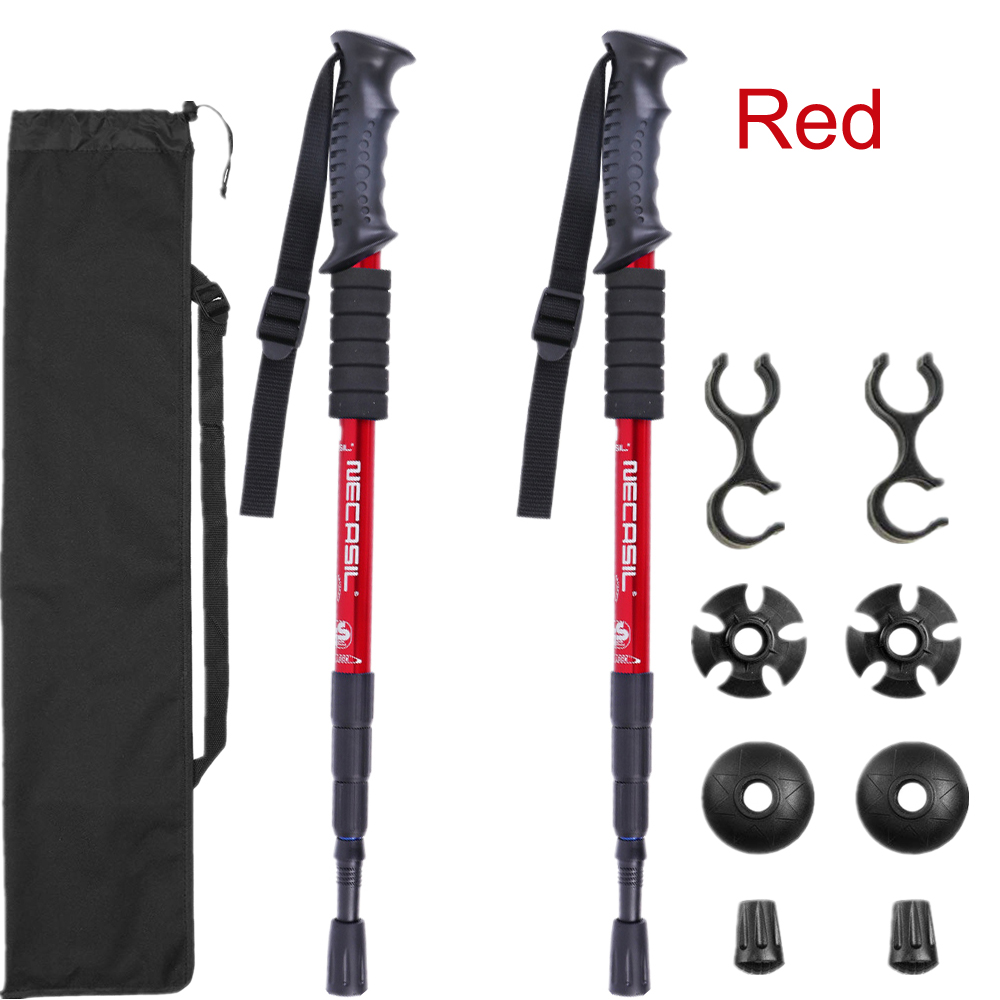 2pcs/lot Trekking poles hike w - Trekking Pole Carbon avaliação e preço
