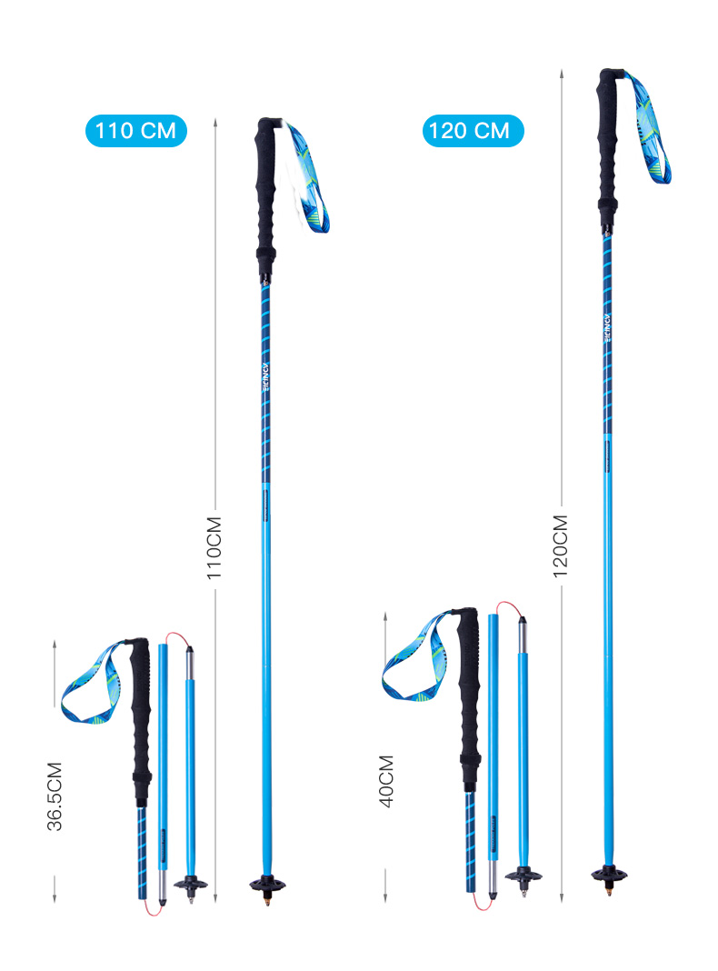 2pcs  AONIJIE All Types of Hik - Trekking Pole Carbon avaliação e preço