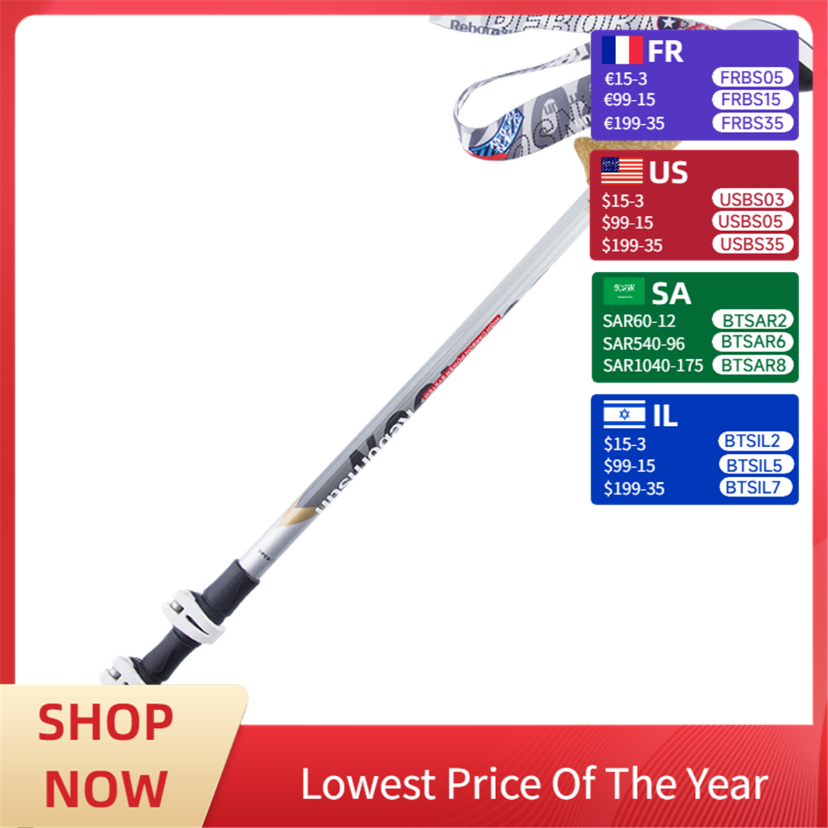 Ultra-Light Carbon Fiber Trekk - Trekking Pole Carbon avaliação e preço