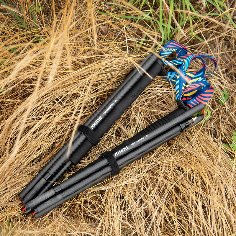2pcs AONIJIE New Folding Outdo - Trekking Pole Carbon avaliação e preço