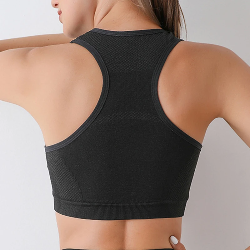 Women Sports Bra Top Push Up F - Running Gear Vest avaliação e preço