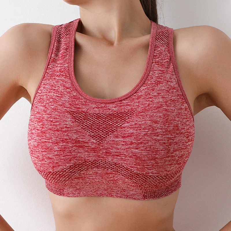 Women Sports Bra Top Push Up F - Running Gear Vest avaliação e preço