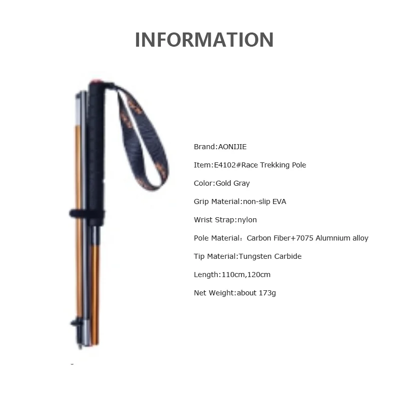 AONIJIE E4201 M-Pole Folding U - Trekking Pole Carbon avaliação e preço