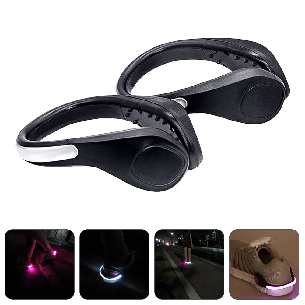 2Pcs LED Clip on Shoe Lights N - Running Gear On avaliação e preço