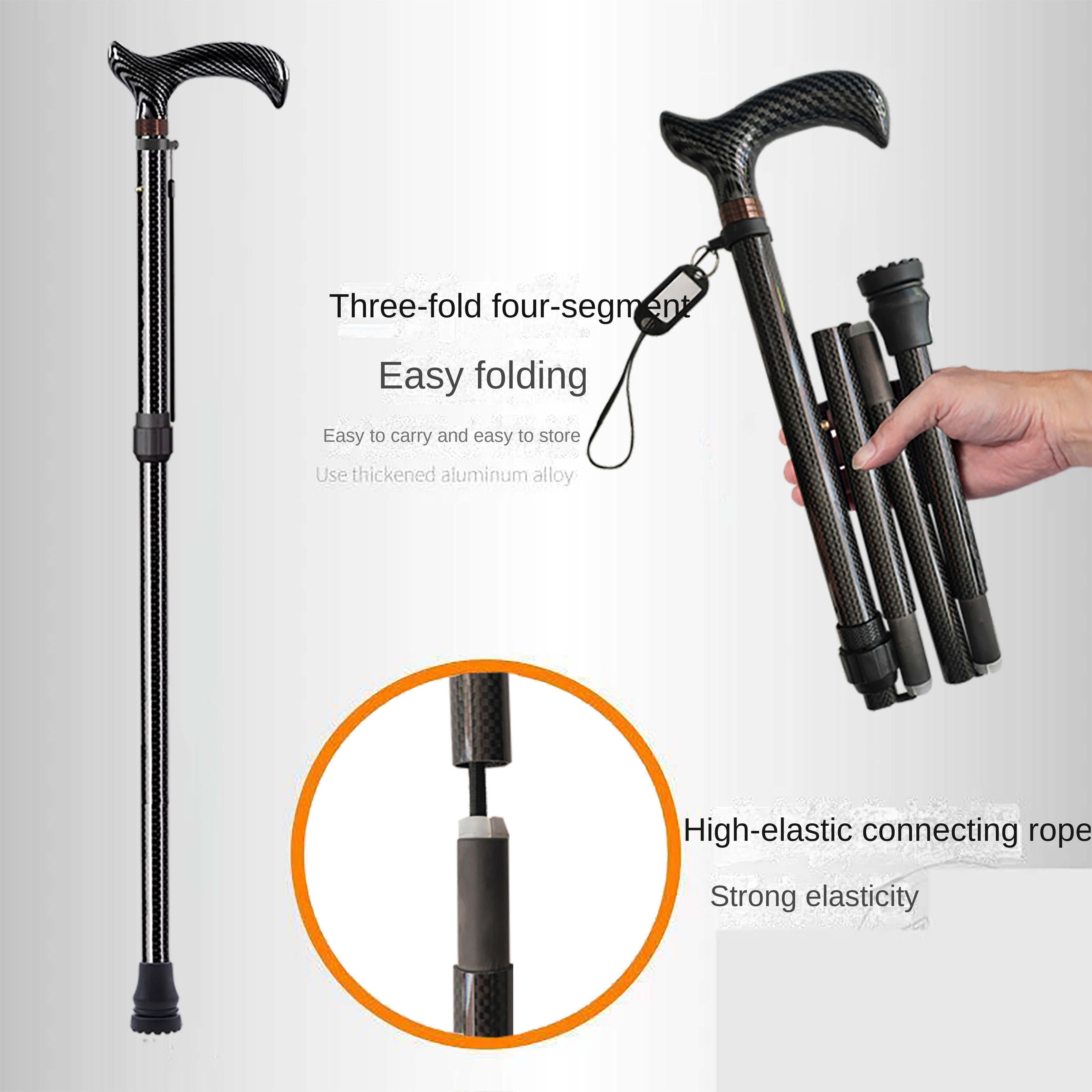 Carbon Fiber Folding Extendabl - Trekking Pole Carbon avaliação e preço