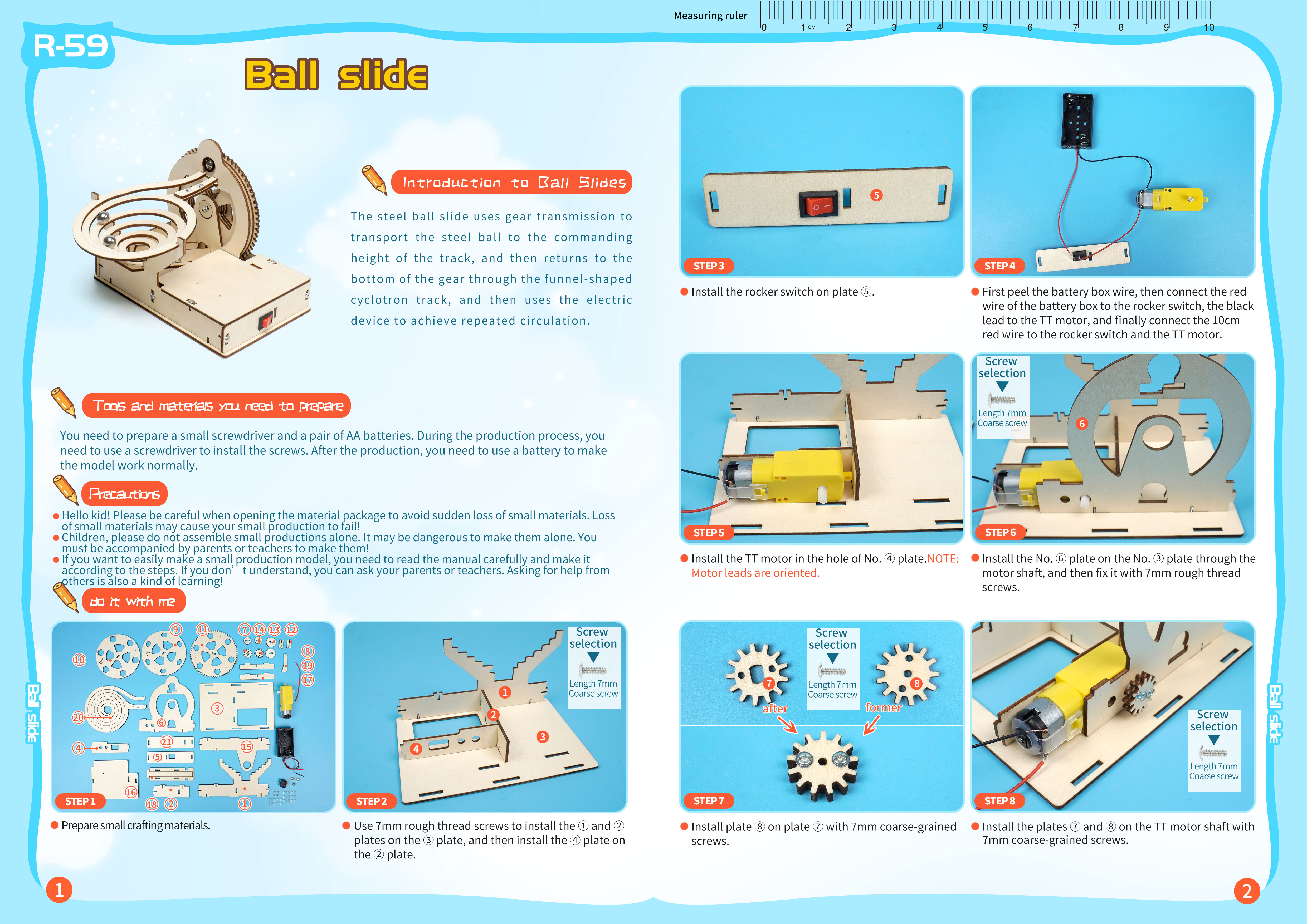 DIY Assemble Mechanical Marble - Running Gear Of The Year avaliação e preço