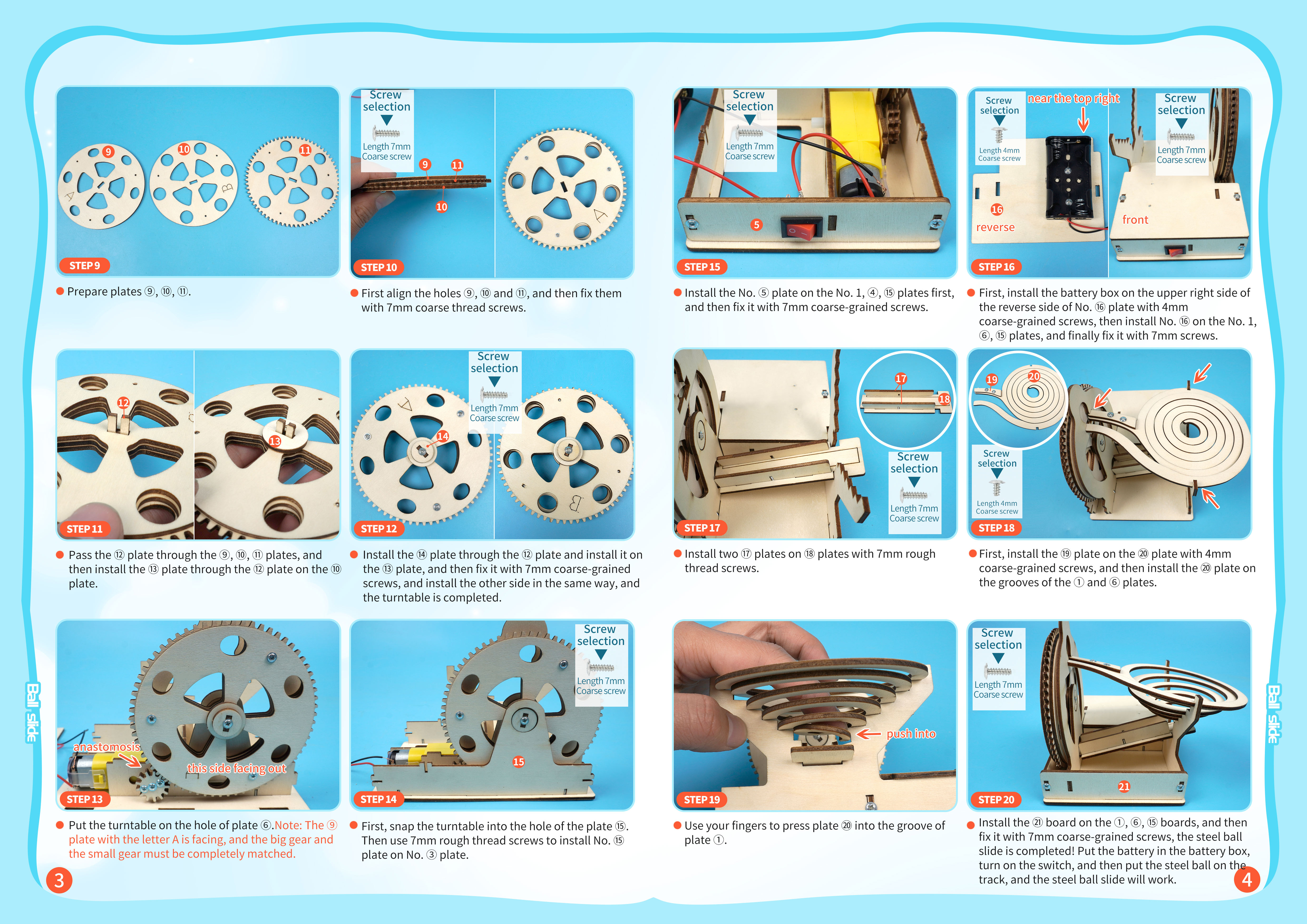 DIY Assemble Mechanical Marble - Running Gear Of The Year avaliação e preço