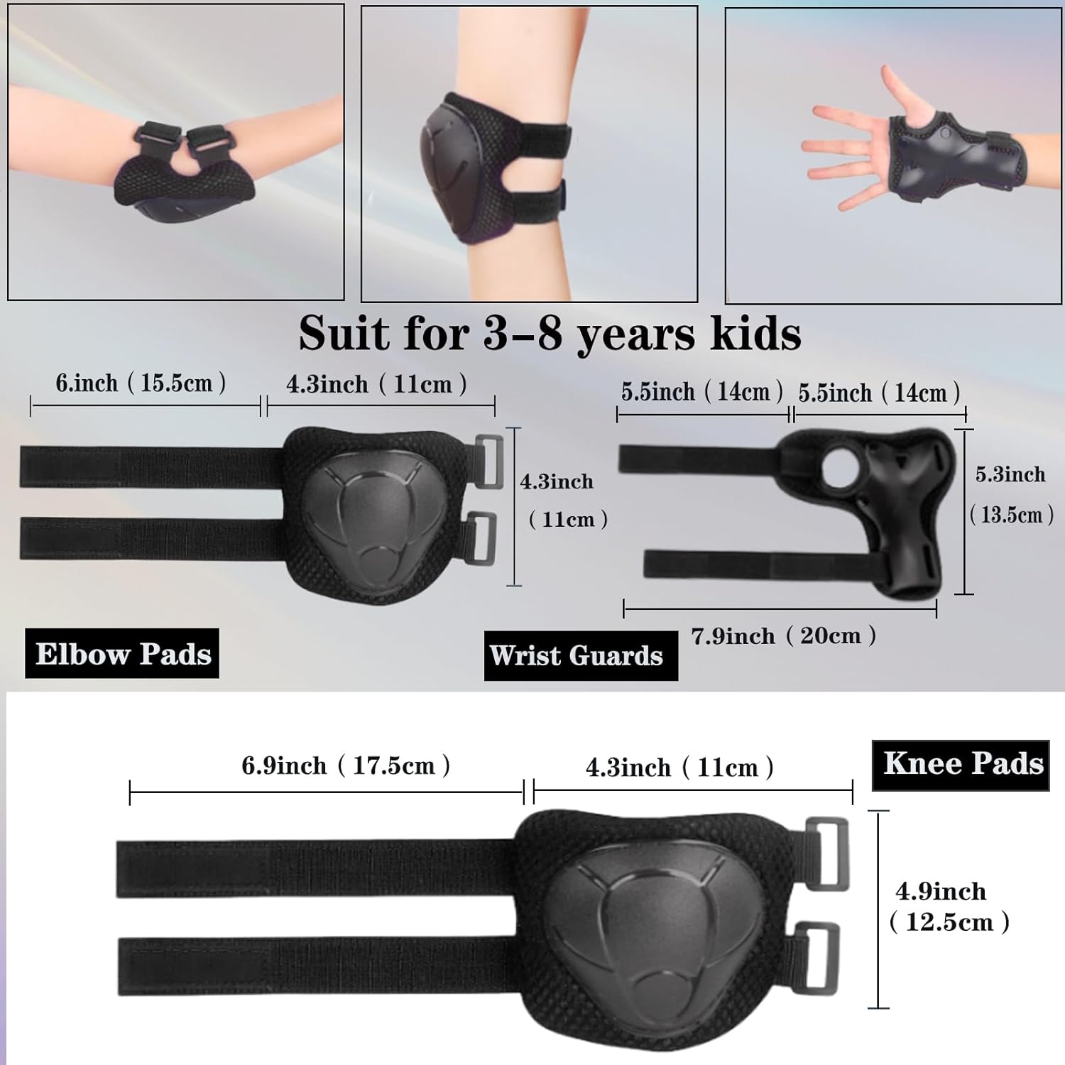 Kids/Youth Knee Pads and Elbow - Running Gear Of The Year avaliação e preço