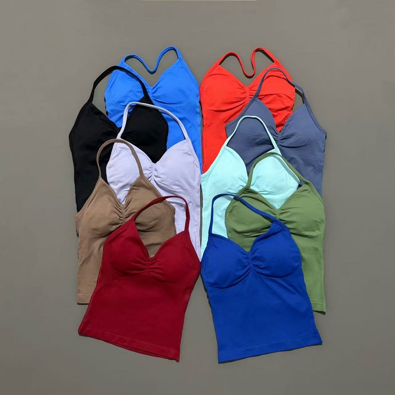 Gym Sports Tops Women Seamless - Running Gear Vest avaliação e preço
