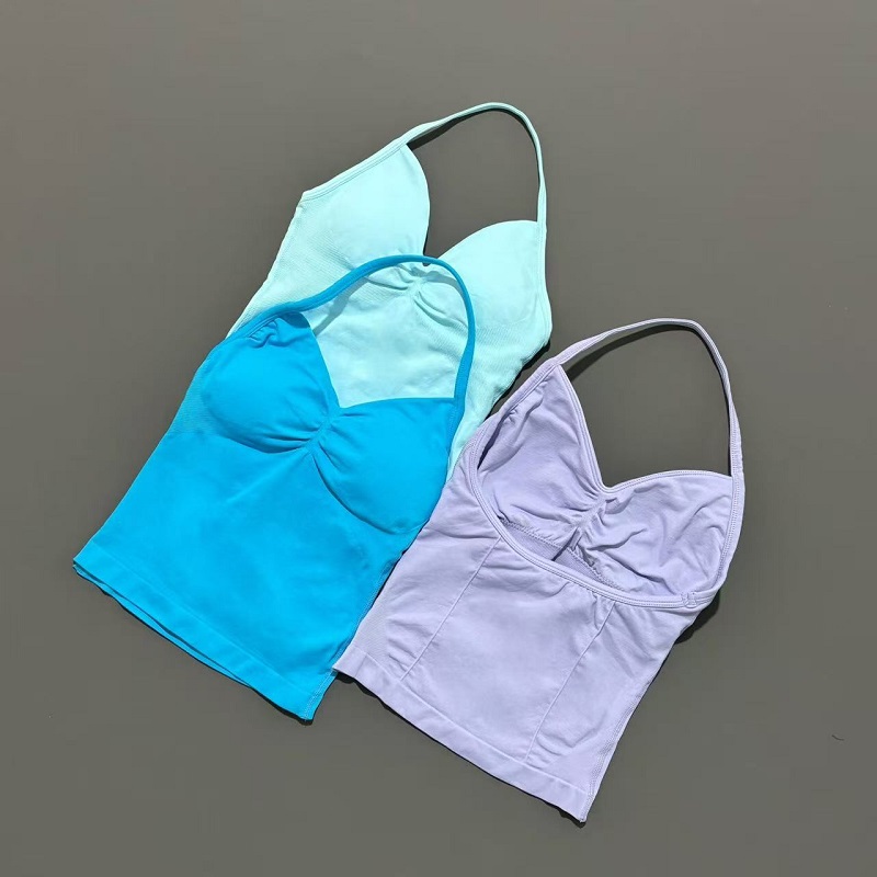 Gym Sports Tops Women Seamless - Running Gear Vest avaliação e preço