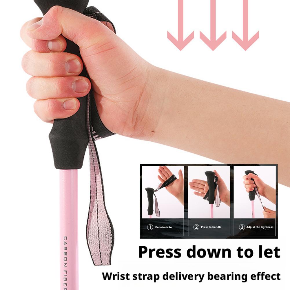 Ultralight Foldable 3-sections - Trekking Pole Carbon avaliação e preço