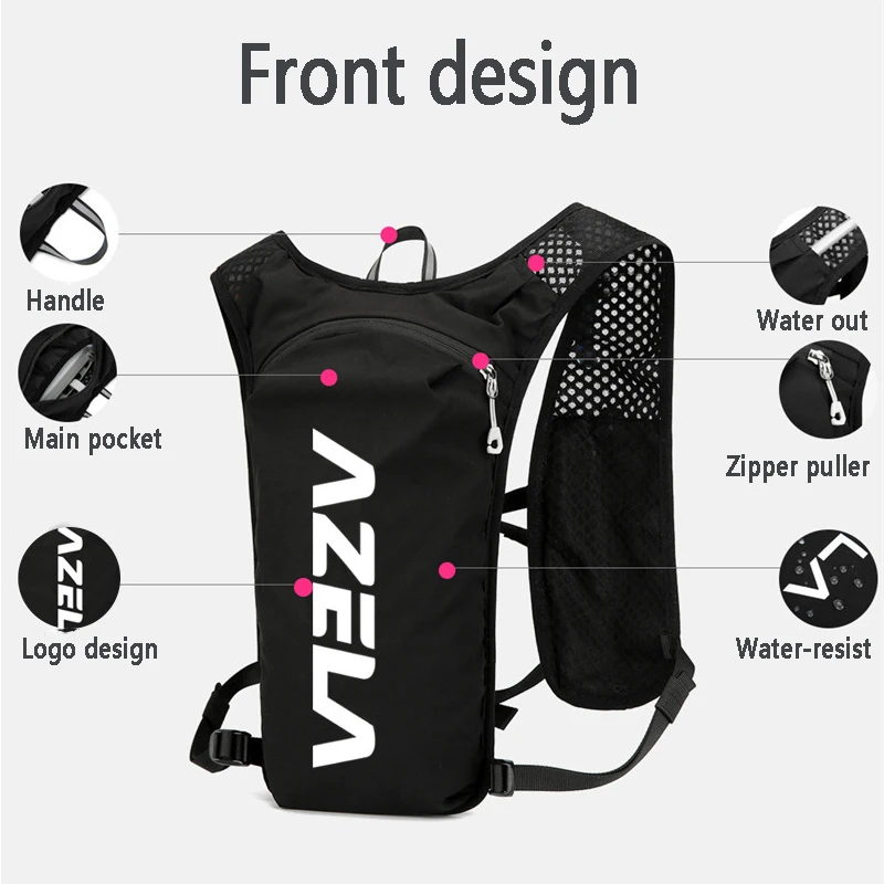 5L Running Hydration Vest Back - Running Gear Vest avaliação e preço