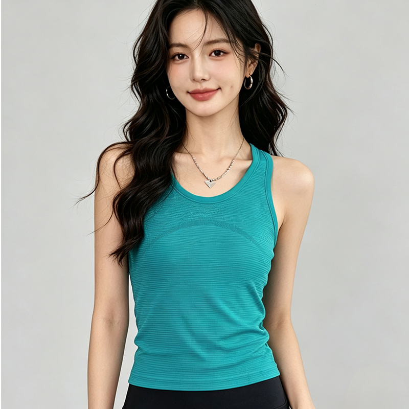 Summer Women's Sleeveless Spor - Running Gear Vest avaliação e preço